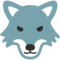 Wolf Face emoji on Google